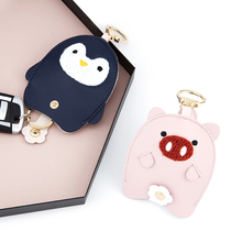 Creative Pull-out Mesh Red Cute Personality Female Car Key Bag Containing Volkswagen BMW Benz Key Buckle Bag Hang