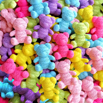 Cartoon letter Diy hand-made cream cell phone shell hairpin material packet resin accessories