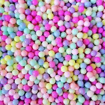 0 5cm Macaron mixed porous ball ball handmade diy mobile phone shell accessories color pearl material pack