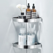 Bathroom triangle shelf 304 stainless steel bathroom corner must pass the corner rack Shower gel shelf without punching