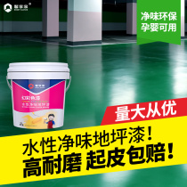 Tip paint cement surface paint waterproof grinding self-flowing indoor and outdoor household floor painted watery epoxy paint