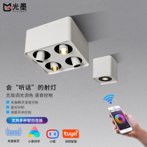 Smart Ming Dress Spotlight Adjustable Angle Livingroom Suction Top Small Hills Silo Light Grilles with dark anti-glare No main lamp