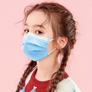 婴果乐一次性儿童口罩三层加厚含熔喷布学生卡通印花源头厂家直销