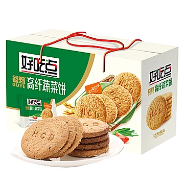 好吃点饼干高纤蔬菜饼800g/箱[5元优惠券]-寻折猪