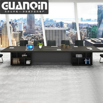 Conference table simple modern long table small conference table and chair combination simple modern double long table office table