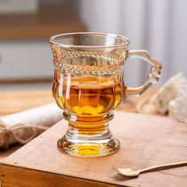 Wine Goblet Nordic Style Retro Wine Glass High Face Value Home Goblet With Handle A Mouth Cup Wedding Companion Gift