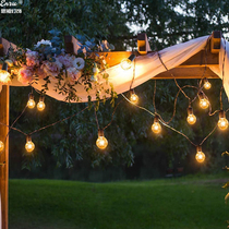 Solar light bulb lamp string home lighting landscape Decoration lamp Garden hanging light led night light