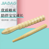 Childrens early education percussion toys Kindergarten early education puzzle music wooden scraper shaving stick