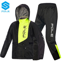 POLE off-road motorcycle sub-rainer raincoat rig racing rider equipped with male riding riding riding backlight raincoat