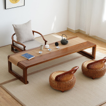 Ye Xu Sun-style low table Tatami coffee table Solid wood small Kang table Zen tea table Balcony Bay Window table Small coffee table