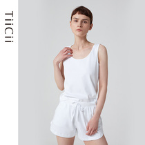 TiiCii Cloud Touch Feeling Soft Pure Cotton Pyjamas Lady Summer Sports All-cotton Two Comfort Home Suit Suit