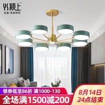 Nordic living room lamp chandelier Modern simple light luxury style Minimalist creative personality household atmospheric lamps Restaurant lighting
