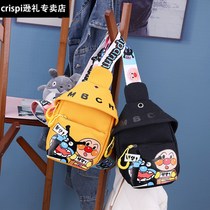 New network red bread Superman parent bag fashion single shoulder slope bag in cute student canvas cartoon bag