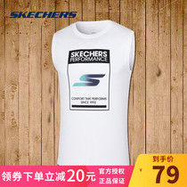 Skechers Skechers sports vest 2021 summer new breathable casual sleeveless T-shirt sports top men