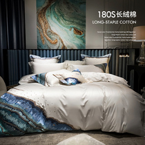 180 long-staple cotton four-piece cotton cotton 100 sheets quilt cover bed hats luxury high-end hotel bedding