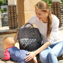 Le Ke Mummy Bag Shoulder 2021 New Large Capacity Fashion Light Outgoing Japanese Mother and Child Backpack Export