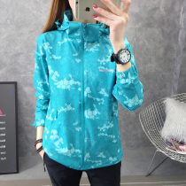 Slim womens coat damp windproof new trench coat mesh lining sportswear casual cardigan jacket