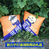 Hug Pillow Fire Flame Blue Hug Pillow Cartoon Cute Army Romance Nap Pillow Car Waist Rest Lovers Warm-hearted Gift Activities Day