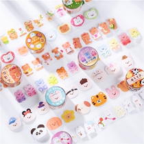 Discharge adhesive tape at large cute bag ins handpainted cartoon animal hands tent material DIY collage decorative handbill stickup