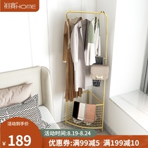 Household room corner floor-to-ceiling triangular coat rack Bedroom clothes hanging clothes corner corner wrought iron hanger