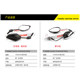 오리지널 정통 Yamaha 스쿠터 National IV New Eagle Jym125T-3 백미러 미러 반사기 액세서리 오리지널 정통 Yamaha 스쿠터 National IV New Eagle Jym125T-3 백미러 미러 반사기 액세서리