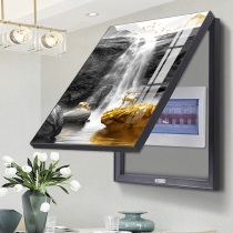 Nordic meter box decorative painting Non-punching vertical distribution box shielding mural living room switch box hanging painting