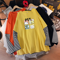 Pregnant Woman Autumn Dress Jacket Fashion style Long sleeves pregnant woman T-shirt Early autumn easy to beat undershirt Autumn Winter Ocean Qi and Spicy Mother