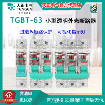 Sky positive TGBT-63 small transparent housing breaker DZ47 air switch 63A 50A 32A 20A