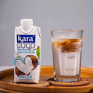 KaraCoco椰子汁饮料330ml*12印尼原装进口[10元优惠券]-寻折猪