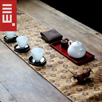 Light and luxurious knit bifacial textured tea XI Chinese style tea ceremony Cloth Art Table Cloth Tea Tray China Wind Table Flag