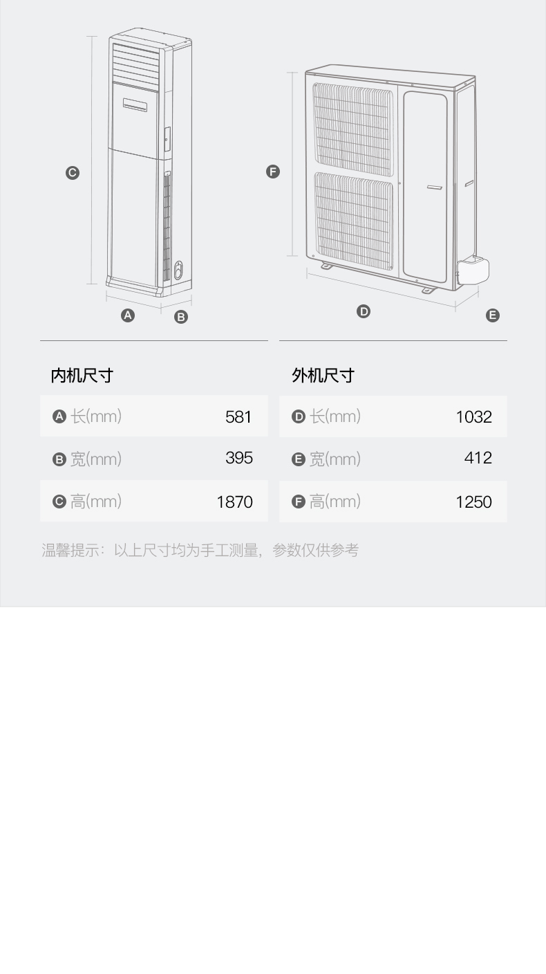 格力120清凉湾参数图片