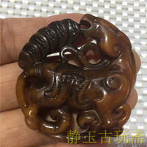 Miscellaneous Pieces Horse Bronze Money Pendant Boutique Engraving Mindai Immediately Fortune Old Jade Ware Jade Goods Ancient Play Antiquity Old Objects