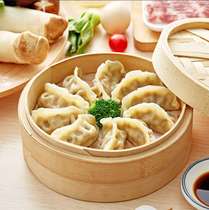 Zhengda fried juice small fresh meat steamed dumplings 400g*3 bags of frozen breakfast instant thin skin big stuffing fried baked steamed fried and boiled