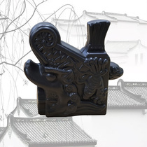 (Positive kiss)One-piece antique tile accessories Chinese courtyard ancient building door head cornice resin PVC decoration