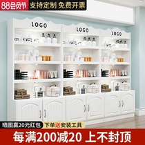 Display cabinet glass cosmetic cabinet nail shop container beauty salon display cabinet cabinet shelf jewelry display cabinet