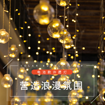 Led colorful lights ball flashing lights Xu may wish ball light full sky stars net red decoration bedroom room lighting curtain arrangement