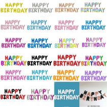 English Letters Birthday Happy Balloon Childrens Birthday Party Decoration Scene layout Birthday Pack Balloon