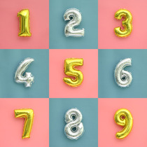 Colored digital alphabet balloon children early teach kindergarten decoration wedding party scene arranged animal balloon