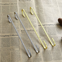 Clothing store silver adhesive hook hanging clothes hanger adhesive hook S-shaped stainless steel hook lengthen S hook pants hook hook