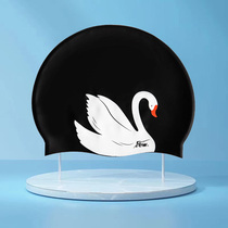 Float (FEW) Professional G001 waterproof and anti-ageing male lady long hair versatile flag silicone swimming cap