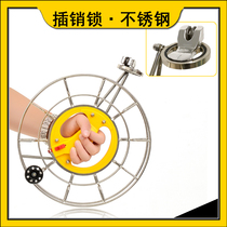 2021 New kite reel stainless steel handgrip wheel kite wheel high-grade kite wire reel can be equipped with strap