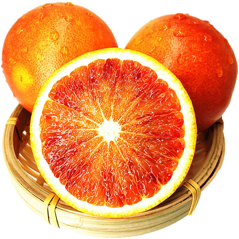 万州玫瑰香橙血橙净重5斤整箱现摘现发