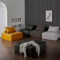 Nordic Edmonte sofa living room home small apartment simple modern fabric technology cloth light luxury minimalist square combination