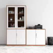 Steel File Cabinet Financial Certificate Cabinet Office Cabinet Iron Cabinet Office Locker White Bandlock