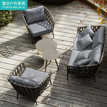 Outdoor sofa courtysVilla terrace leisure designer gardensGarden Sunshine Residence Waterproof Sofa Furniture