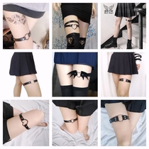 Net Red Identical Leg Ring Ornament Sexy Hanging Socks with Japanese Original Juku Leg Ring Women Thighs Lap Chain Performance Leg Strap Strap