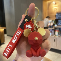 Key buckle lovers small crowdsenior sentimate pair a pair of cars if the key pendant boys handsome gas net red Korean version