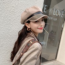 Beret Japanese round face lady foreign style beautiful 2020 new fashion hat winter winter tide wild