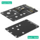 새로운 M.2 NGFF/MSATA-SATA3 2-in-1 SSD SSD 2.5 인치 하드 드라이브 박스 어댑터 카드 새로운 M.2 NGFF/MSATA-SATA3 2-in-1 SSD SSD 2.5 인치 하드 드라이브 박스 어댑터 카드