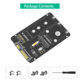 새로운 M.2 NGFF/MSATA-SATA3 2-in-1 SSD SSD 2.5 인치 하드 드라이브 박스 어댑터 카드 새로운 M.2 NGFF/MSATA-SATA3 2-in-1 SSD SSD 2.5 인치 하드 드라이브 박스 어댑터 카드